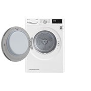 LG Trockner (8 kg, EEK A++) mit Dual Inverter Wärmepumpentechnologie & selbstreinigendem Kondensator I V3RT8N, V3RT8N