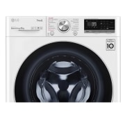 LG Waschmaschine Weiß (9 kg, 1.600 U./Min., EEK A) mit AI DD®, ThinQ® & TurboWash®360° | F6WV709P1, F6WV709P1