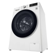 LG Waschmaschine Weiß (9 kg, 1.600 U./Min., EEK A) mit AI DD®, ThinQ® & TurboWash®360° | F6WV709P1, F6WV709P1